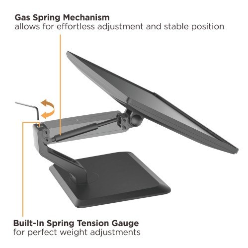 single monitor desk mount