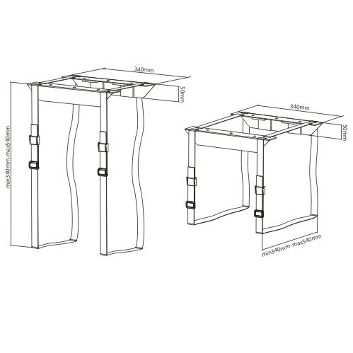 under desk computyer bracket