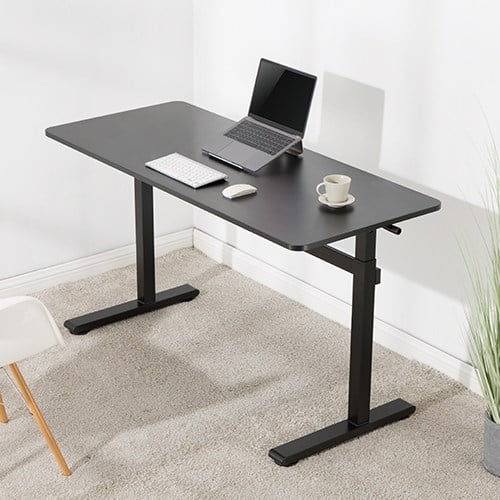 Affordable Manual Height Adjustable Standing Desk | Sit-Stand Desk With ...