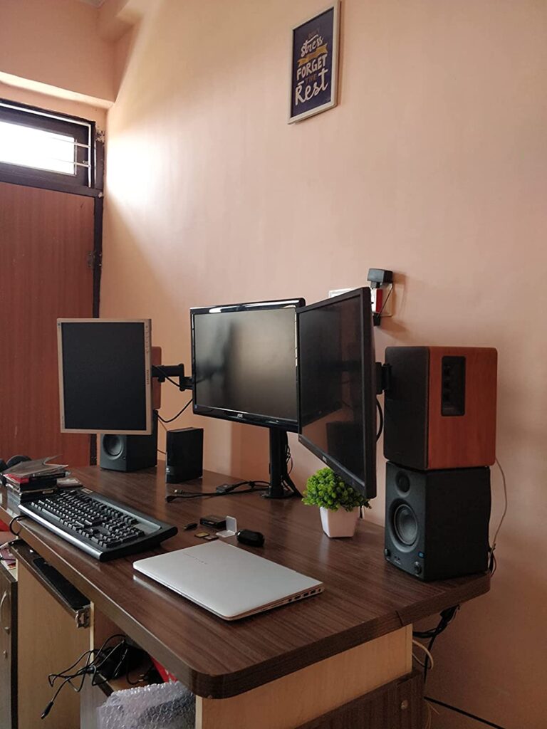 Triple Monitor Desk Mount Monitor Stand ( For 13-27