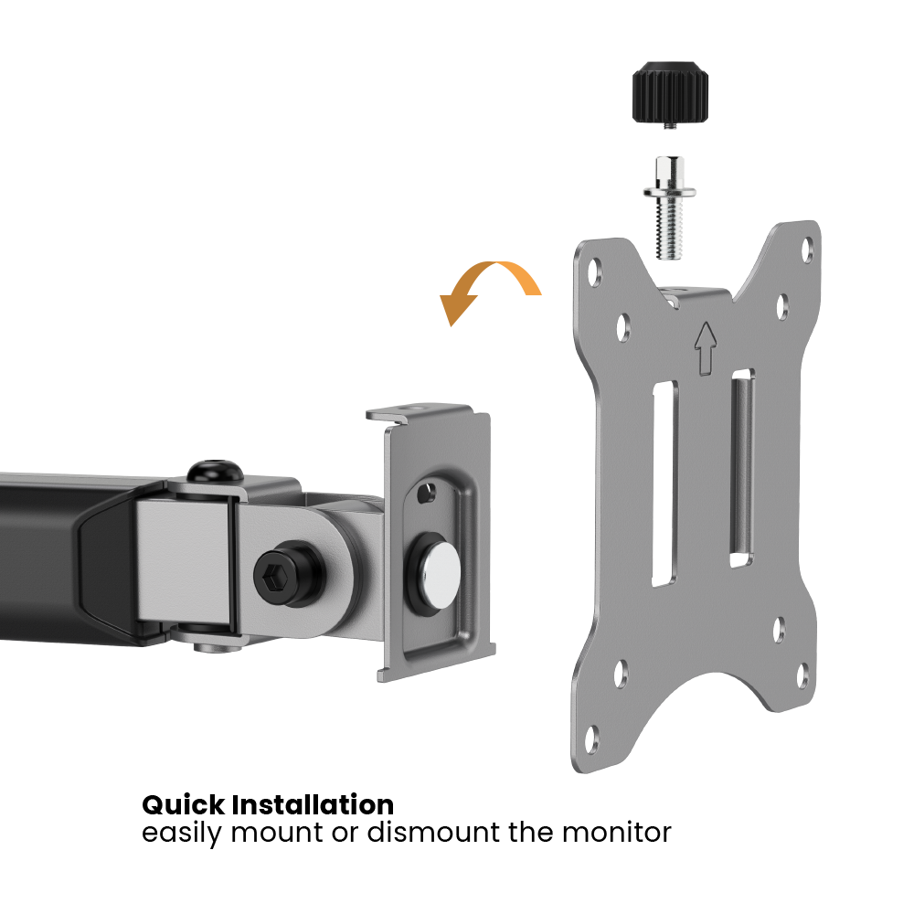 Dual Monitor Articulating Arm Unique Design Jin Office Solutions