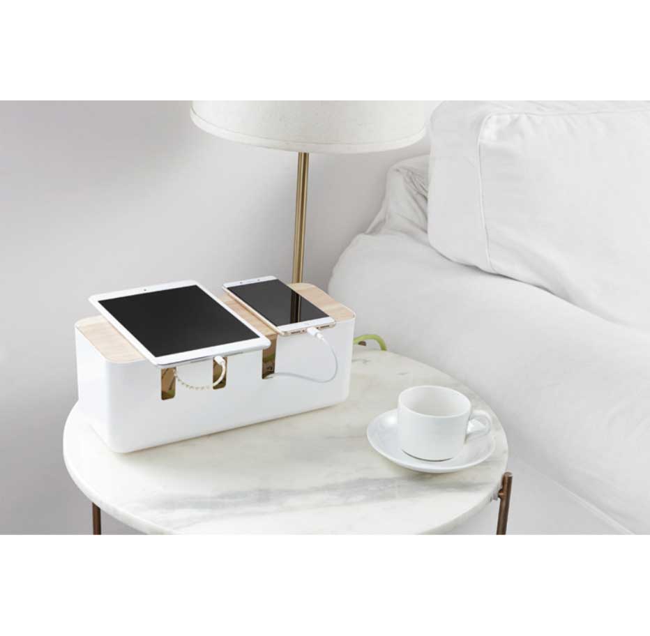 Power Cord Cable Organizer Cable Management Box Jin Office Solutions